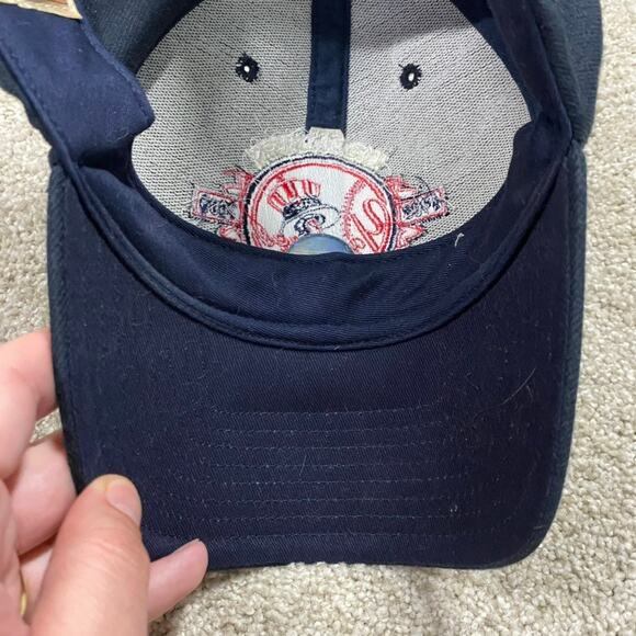 VTG Yankees Hat 2003 100 Year Anniversary Twins Enterprise New York Dad Cap - Picture 4 of 4